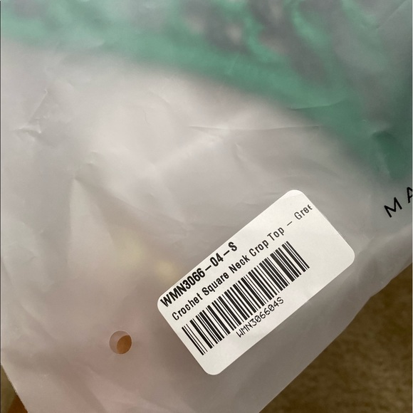 NWT🏷 Crochet Corset Top - Green 💚🌳 - Picture 11 of 12